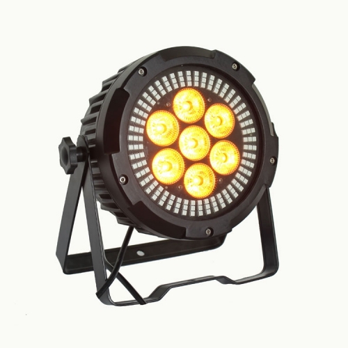 7 * 12W 6合1 RGBWA + UV LED平板帕灯