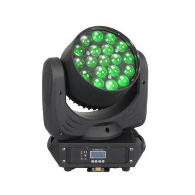 19pcs 15W 4in1 rgbw led zoom wash moving head stage light