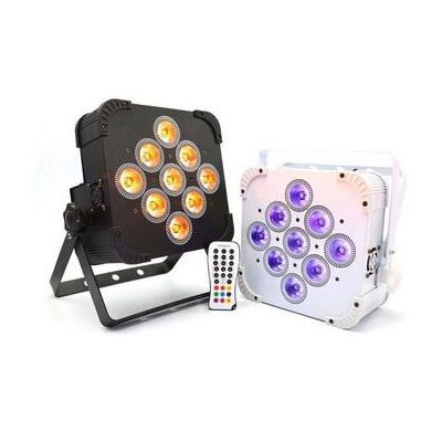 9pcs 18W battery powered led stage  light