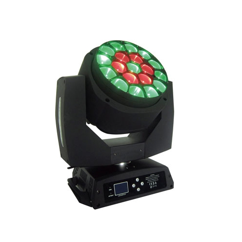 19*15W RGBW LED beam and zoom moving head light